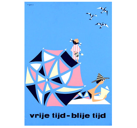 Modern dutch poster from graphic designer Jim Brair
