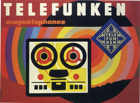 Jacques Nathan Garamond Telefunken poster