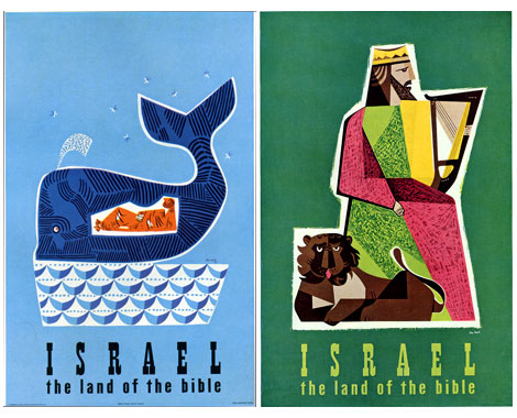 Posters of Jean David graphic designer from Israel