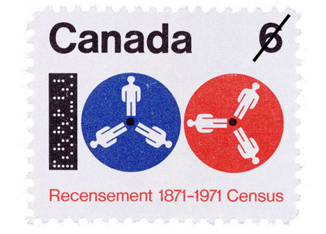 Hans Kleefeld Canadian census stamp