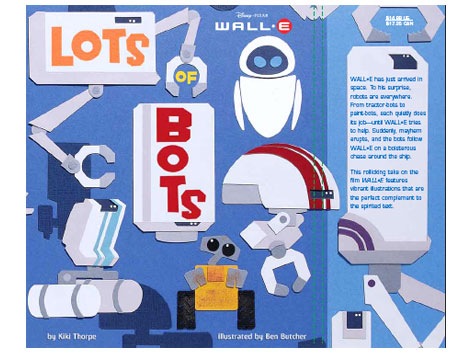 Lots of Bots WALL-E pixar book