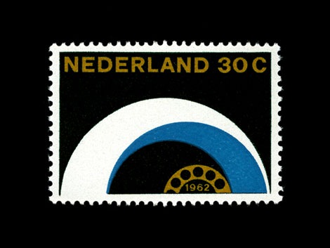 otto treumann dutch stamp design