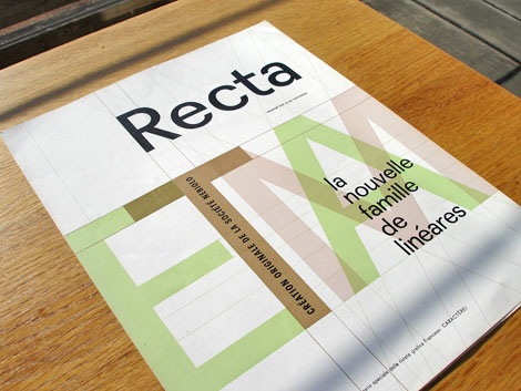 Aldo Novarese recta san serif typeface