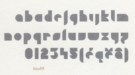 clotilde olyff douff typeface