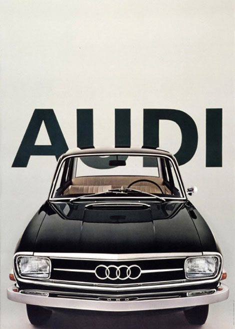 vintage audi poster