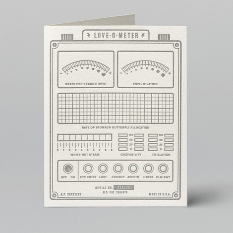 Love-O-Meter Card by W + K