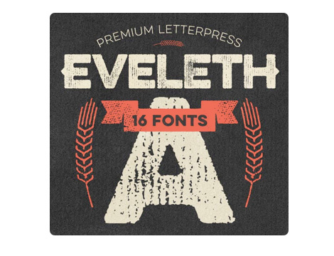 Eveleth font