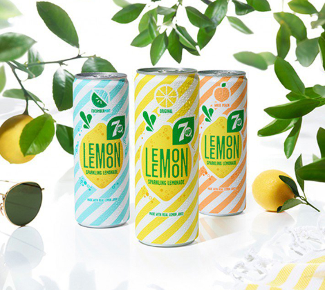 7Up Lemon Lemon Brand Packaging by PepsiCo Design and Innovation