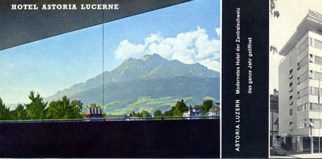 Modern Swiss Design - Hotel Astoria Lucerne brochure