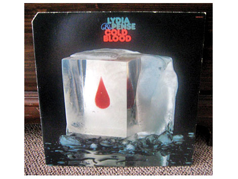 Lydia Pense and Cold Blood lp cover art design