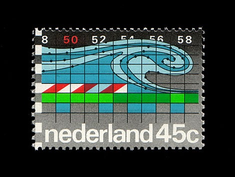 Anne-Stienstra dutch  stamp