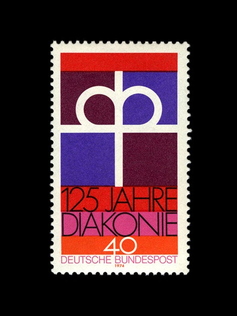 germany church stamp-1970s