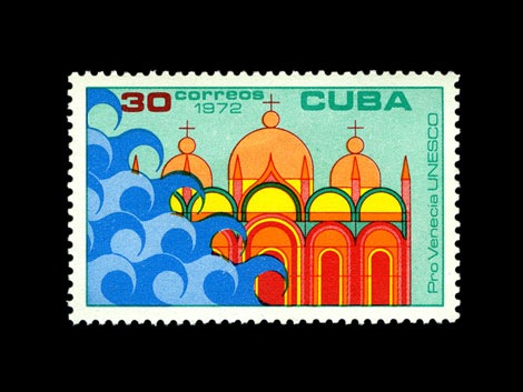 unesco-cuba-stamp-1970s save venice series