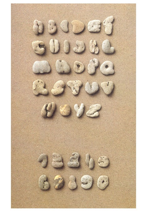 clotilde olyff pebble alphabets