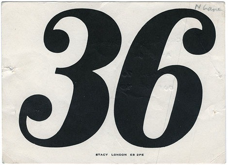vintage numbers
