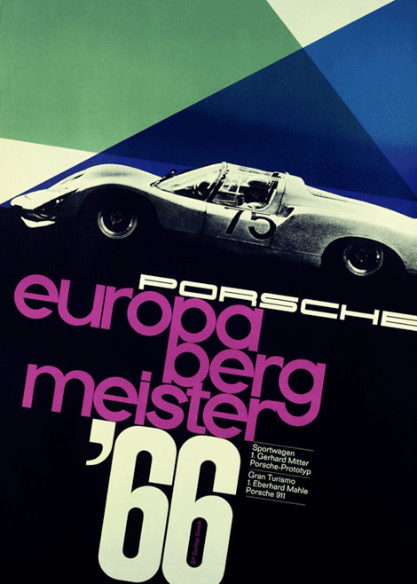 vintage porsche posters