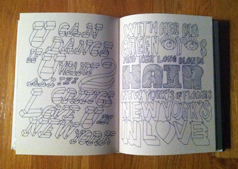 typography sketchbooks