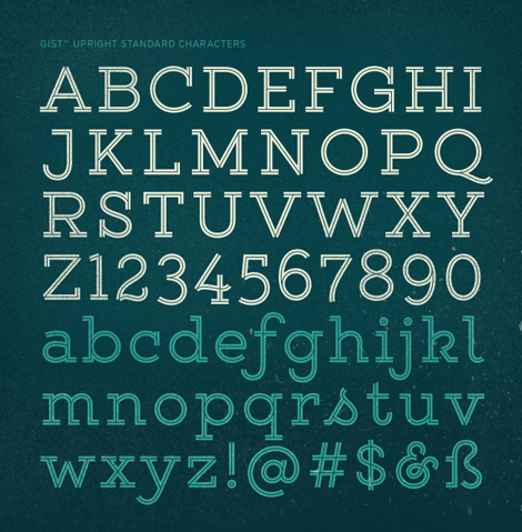 gist font via grainedit.com