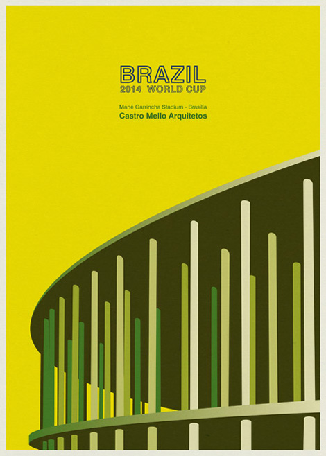 World Cup posters by Andre Chiote on grainedit.com