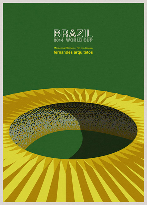 World Cup posters by Andre Chiote on grainedit.com