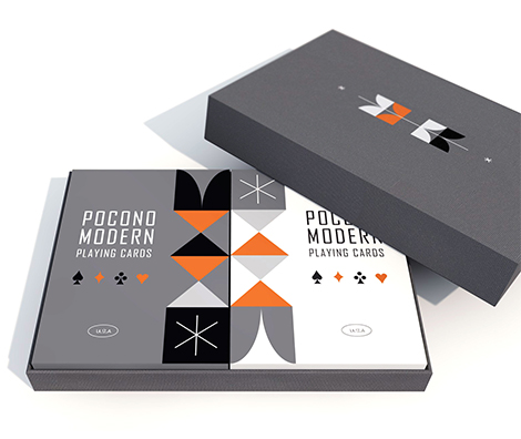 Retro Playing cards by Pocono Modern