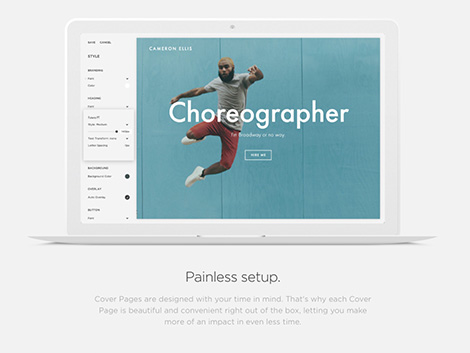 Squarespace Coverpages