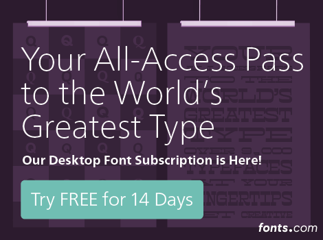 fonts.com subscription