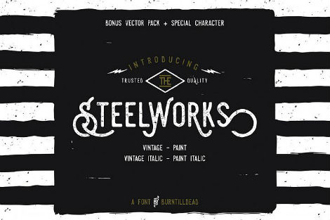 steelworks font